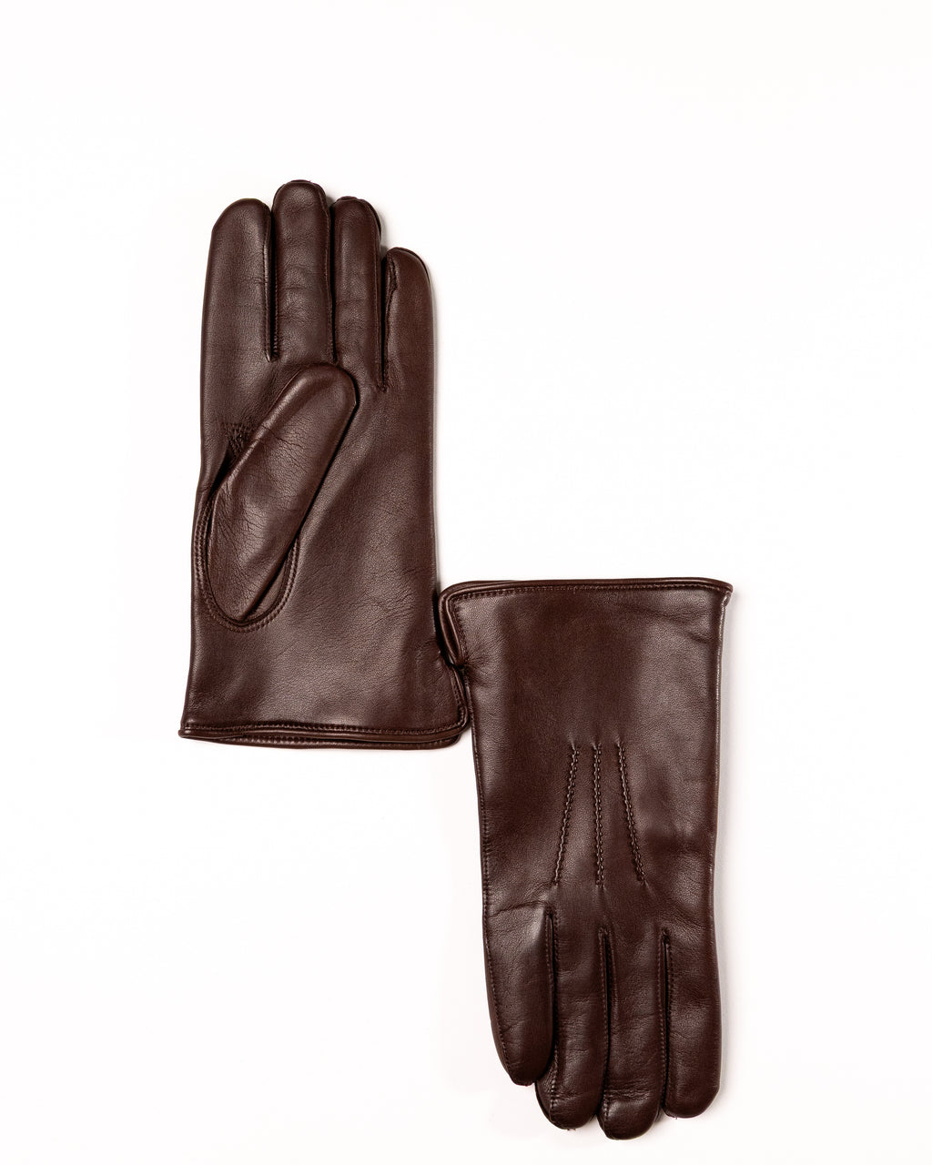 Men’s Premium Nappa Leather Gloves with 3-Point Stitching and Cashmere Lining