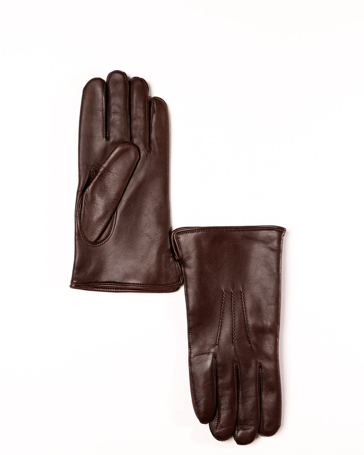 Men’s Premium Nappa Leather Gloves with 3-Point Stitching and Cashmere Lining