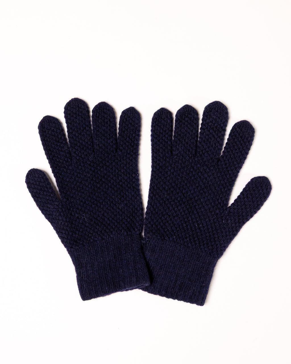 Men's 100% Wool Gloves, Warm and Soft, Solid Color