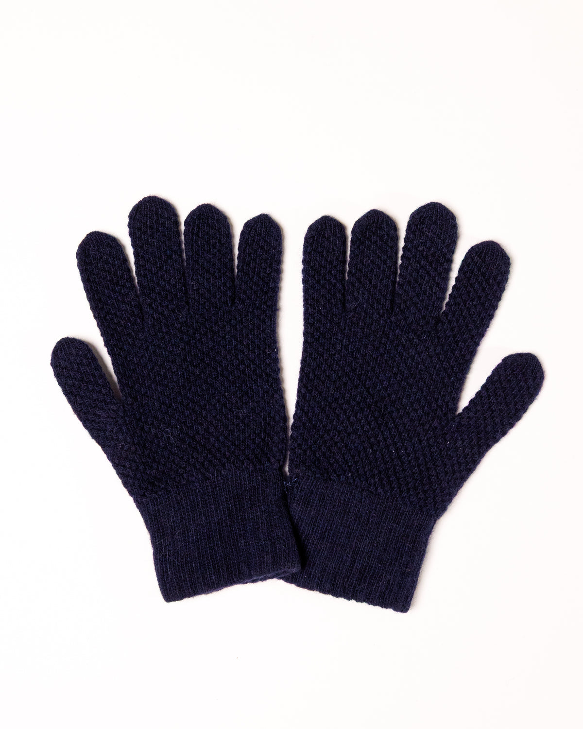 Men's 100% Wool Gloves, Warm and Soft, Solid Color