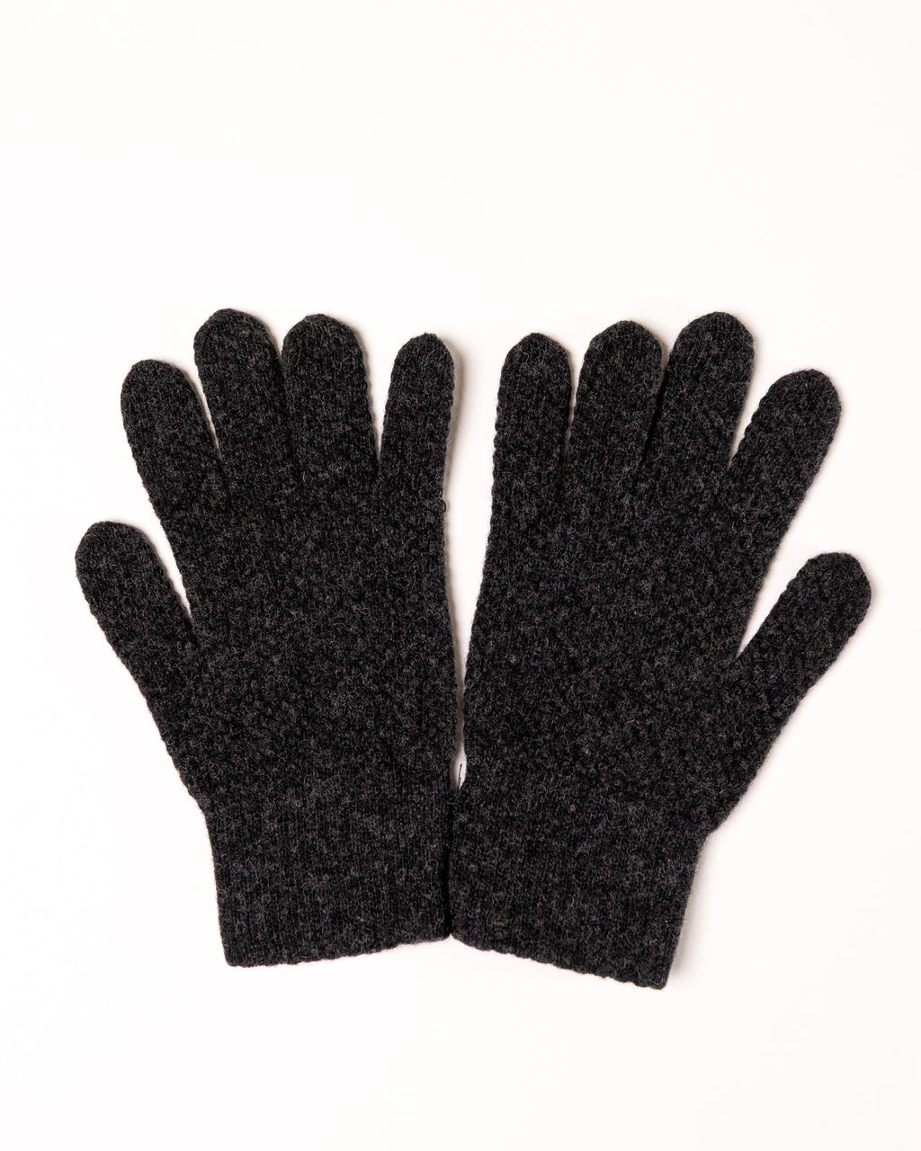 Men's 100% Wool Gloves, Warm and Soft, Solid Color