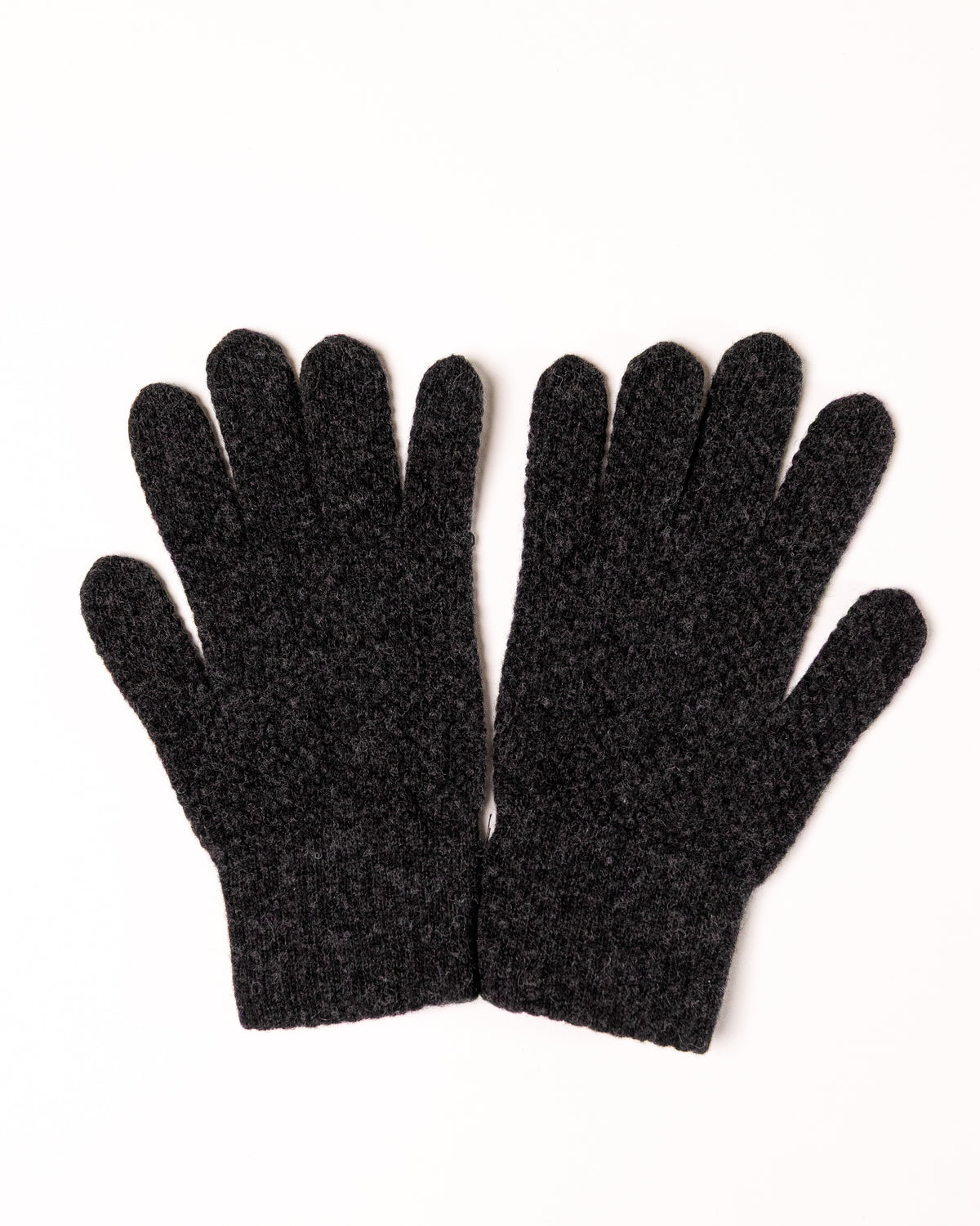 Men's 100% Wool Gloves, Warm and Soft, Solid Color
