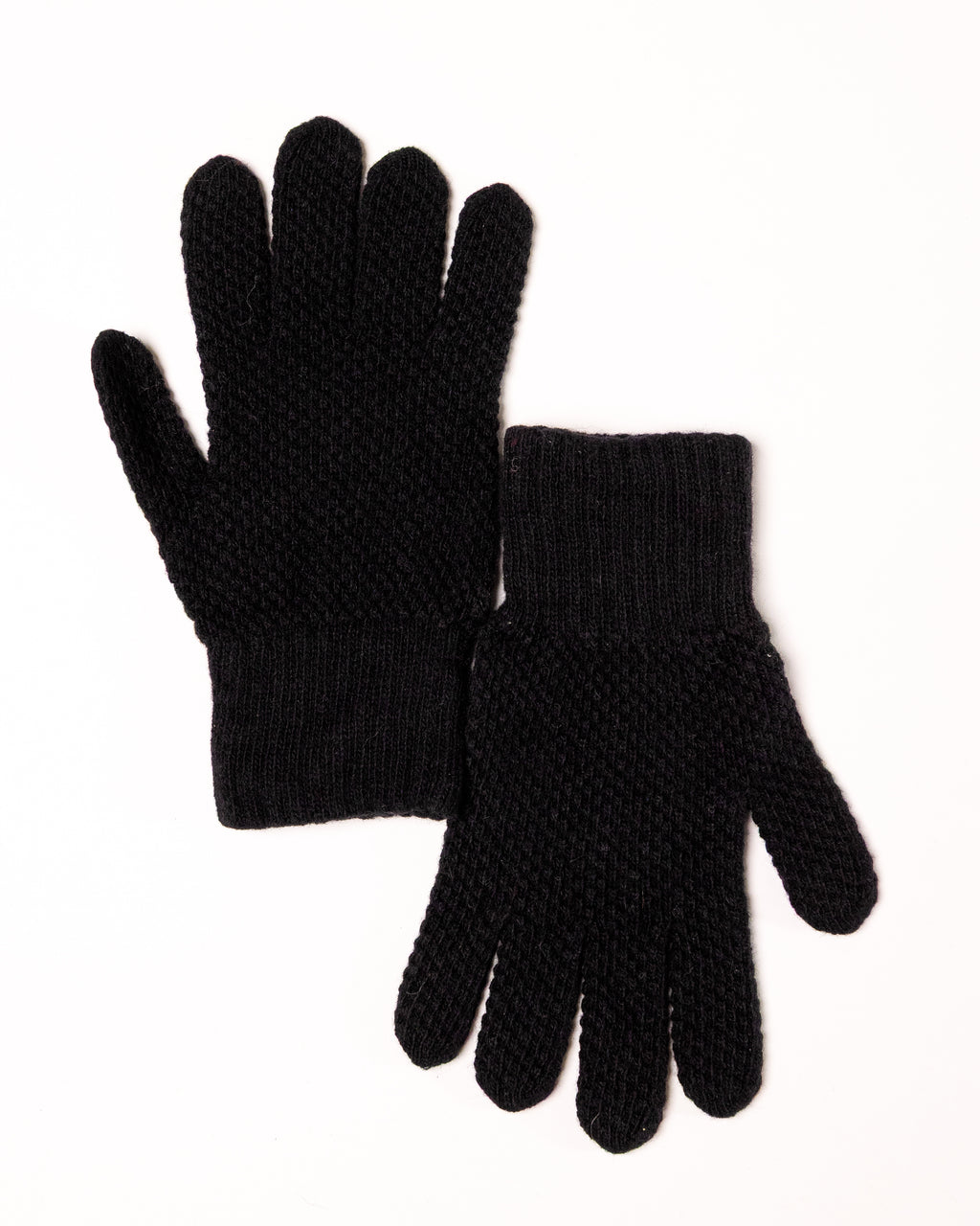 Men's 100% Wool Gloves, Warm and Soft, Solid Color