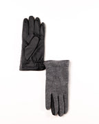 Men's Two-Tone Wool Gloves with Touch-Compatible Palms