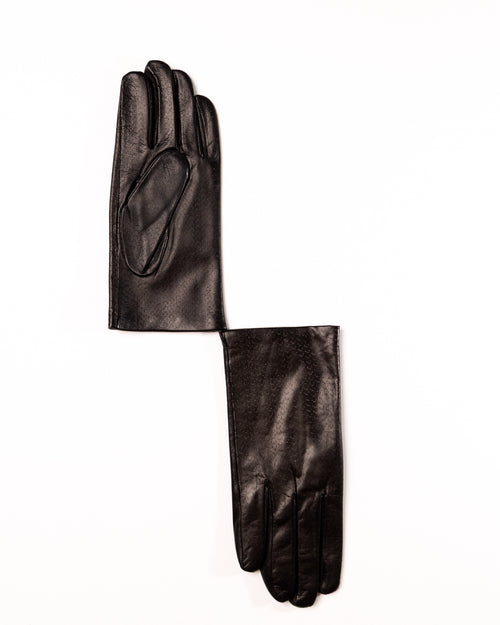 Black Men's Gloves with Warm Lining